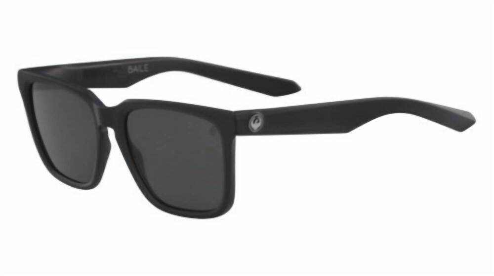 NEW DRAGON ALLIANCE men's baile polarized sunglasses in polar matte black grey